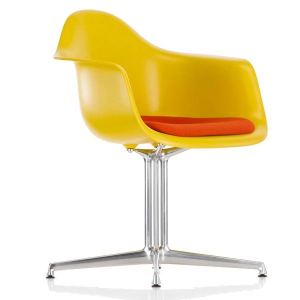 Vitra Eames DAL stoel met zitkussen FLINDERS