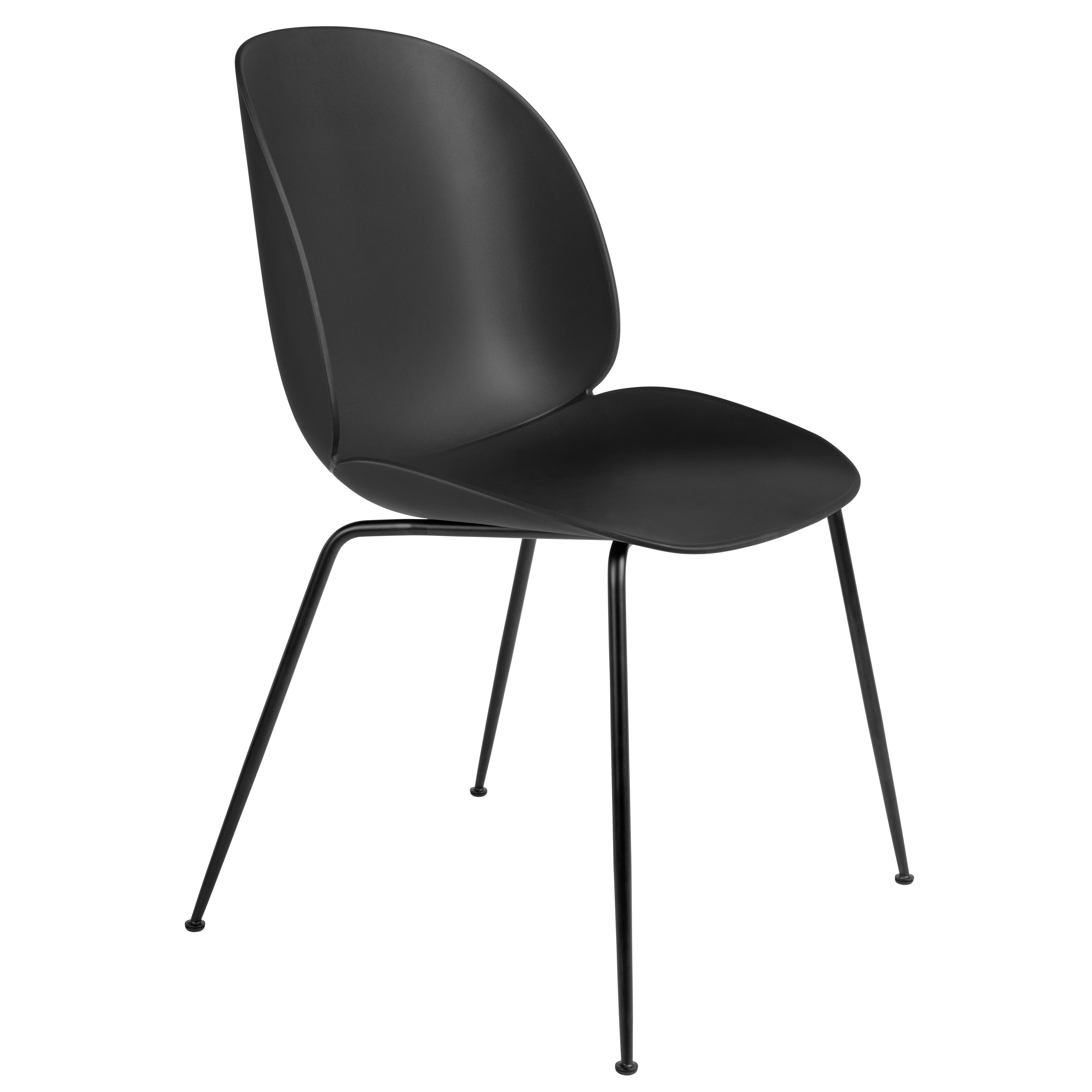 Gubi Beetle stoel met zwart stalen onderstel | FLINDERS Gubi Beetle stoelen | Design stoel kopen | Flinders