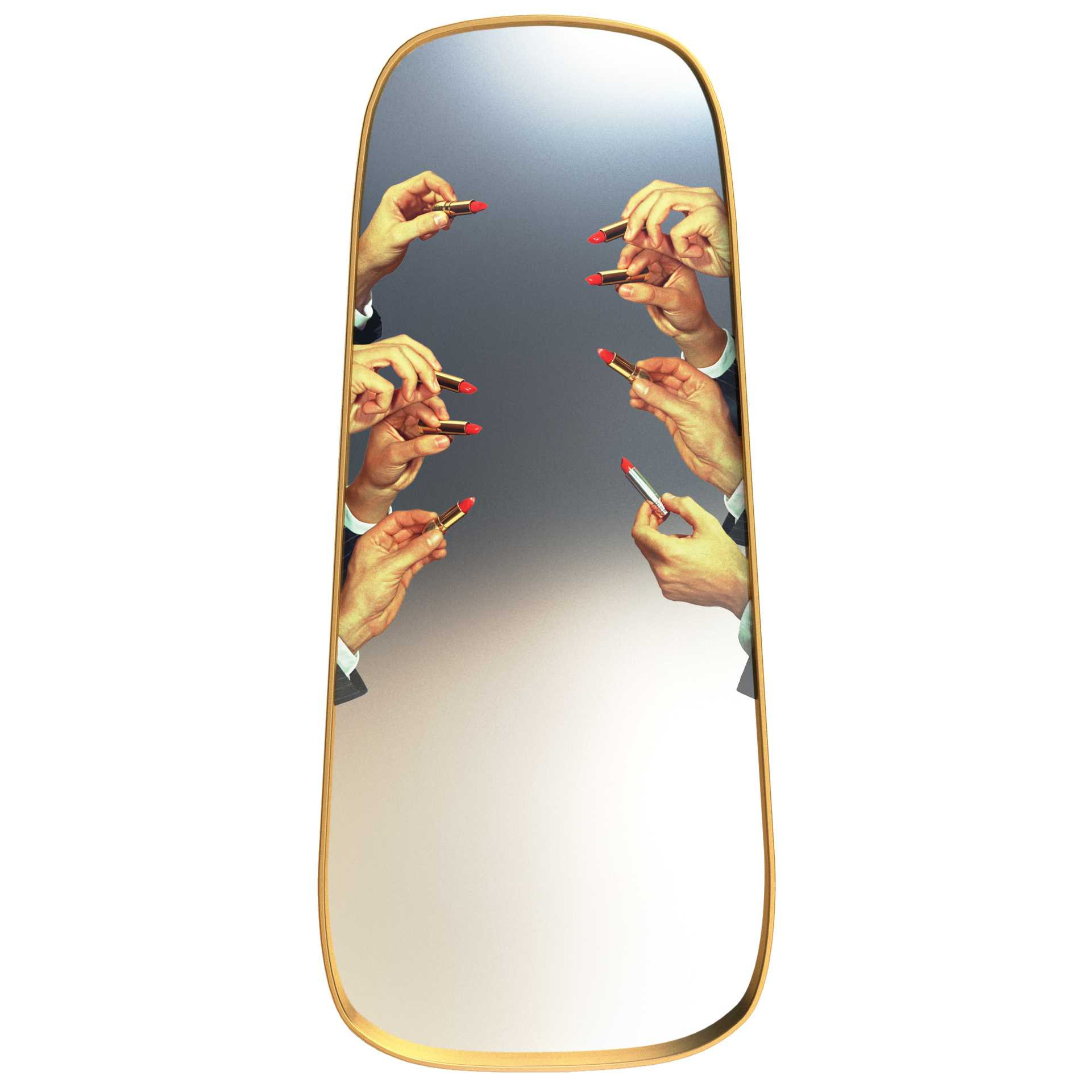 Betere Seletti Mirror Gold frame spiegel 62x140 | FLINDERS CG-24