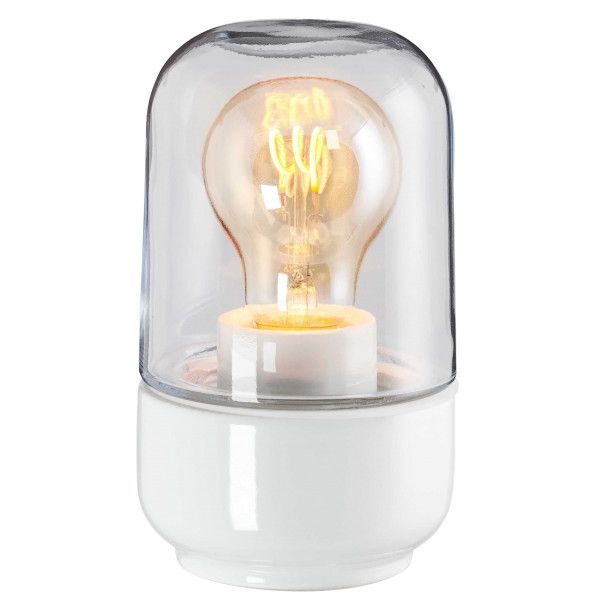 Ifö Electric Ohm 100170 plafond en wandlamp porselein IP44 helder Ifö Electric Ohm 100170 plafond en wandlamp porselein IP44 helder
